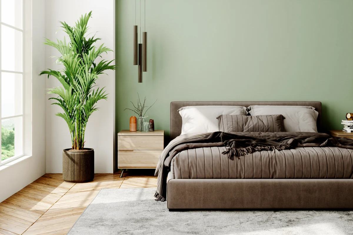 Modern Style Green Bedroom