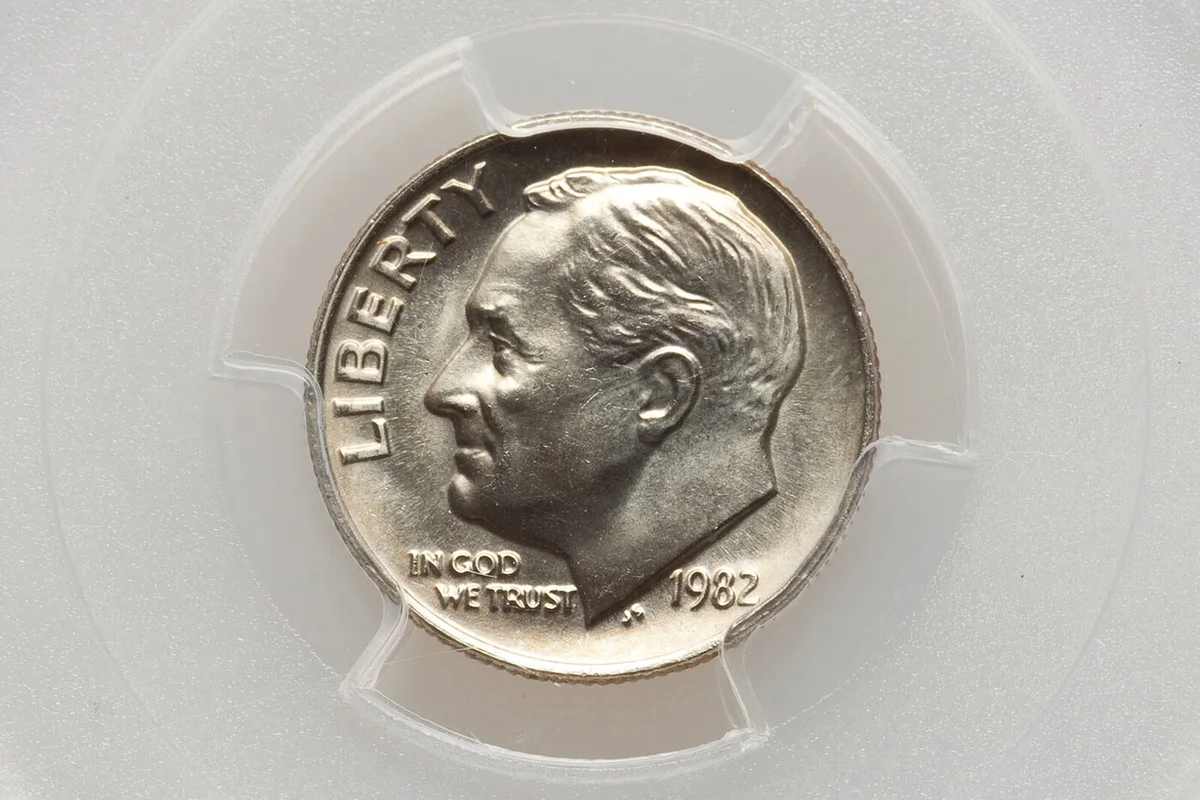 1982 No Mintmark Roosevelt Dime