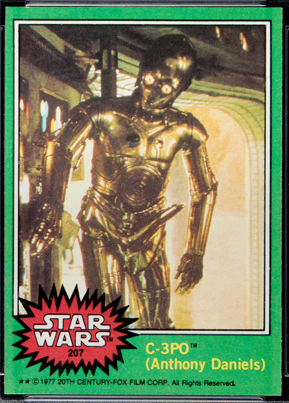 1977 Topps C-3PO Error