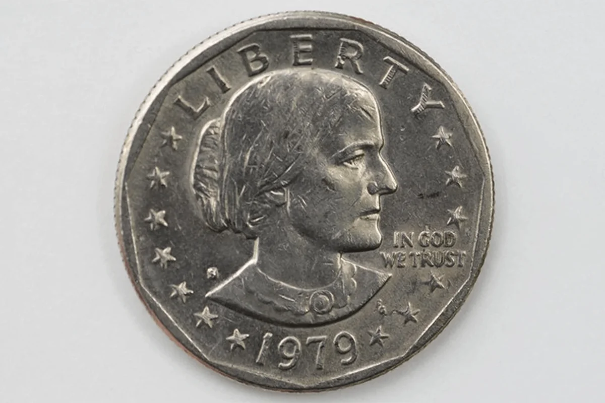 1979-S Susan Anthony One Dollar Coin Type 1, Collectible Rare Dollar Coin