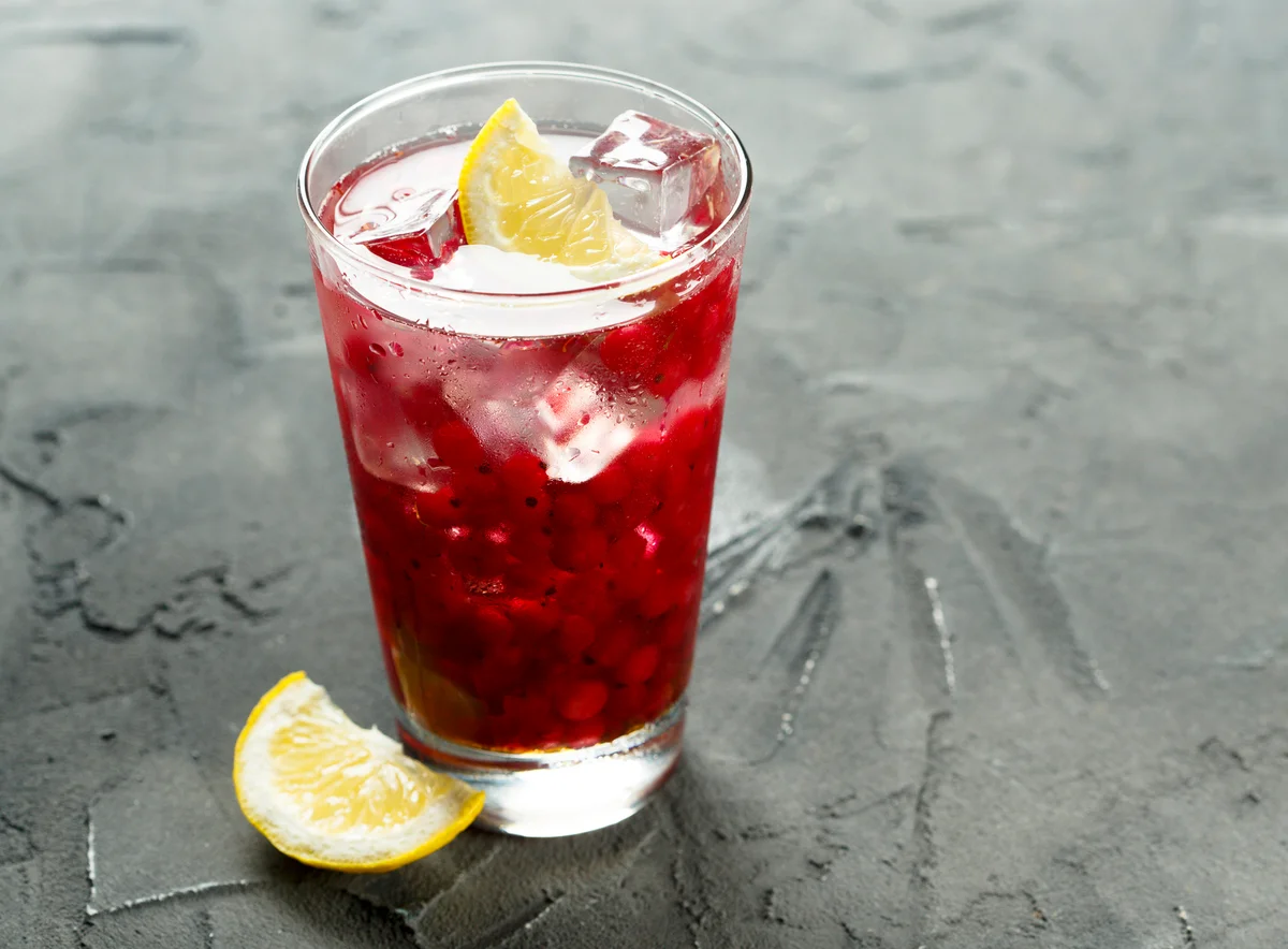 Cranberry lemon Mocktail