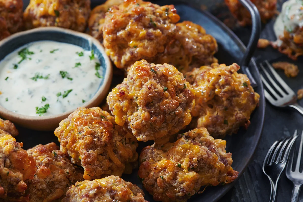 Cheesy Sausage Balls