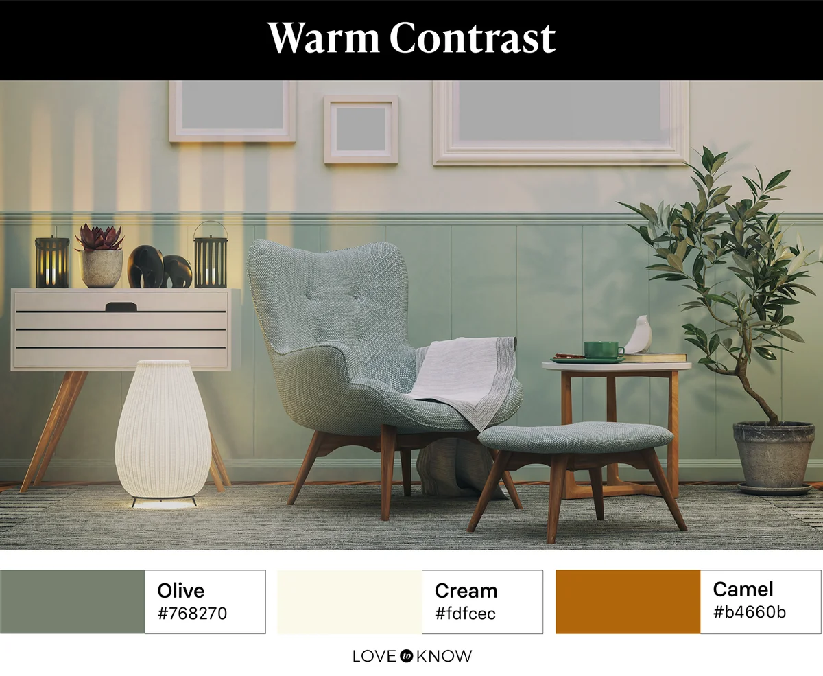 Warm contrast