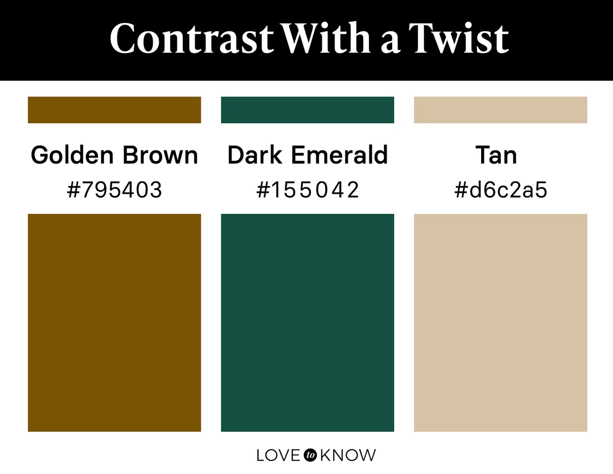 Contrast with a Twist Color Swatches