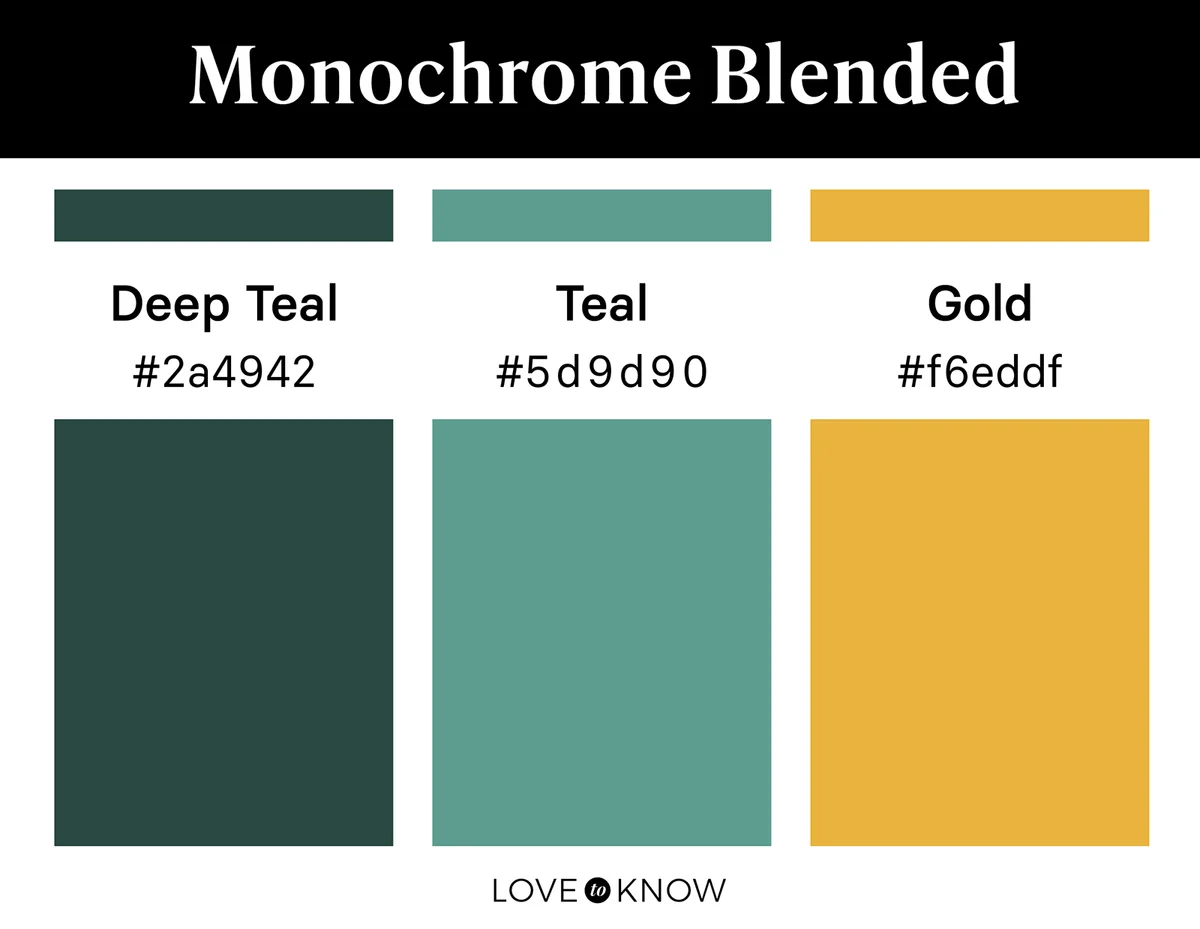 Monochrome Blended Color Swatches