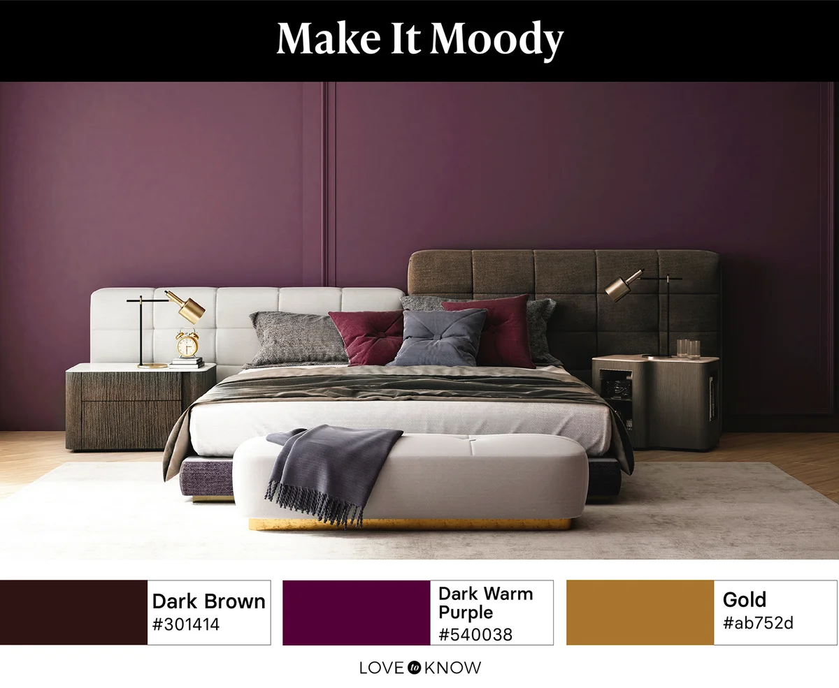 Dark Trim Moody Color Palette