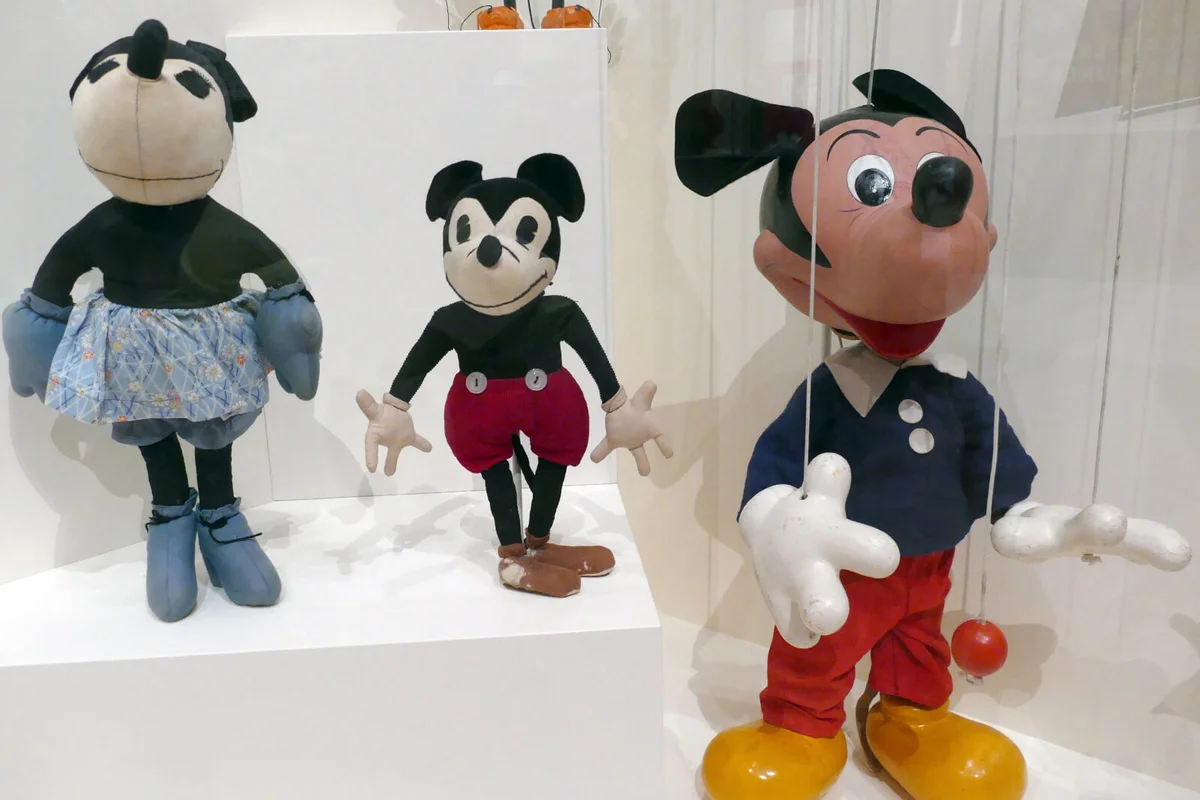 Mickey Mouse dolls and puppets from the 1930s | Getty Editorial Use