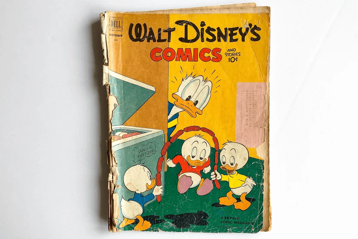 Vintage "Walt Disney's Comics" Dell Vol. 13, No. 1, October, 1952 - GOLDEN Age Comic Book