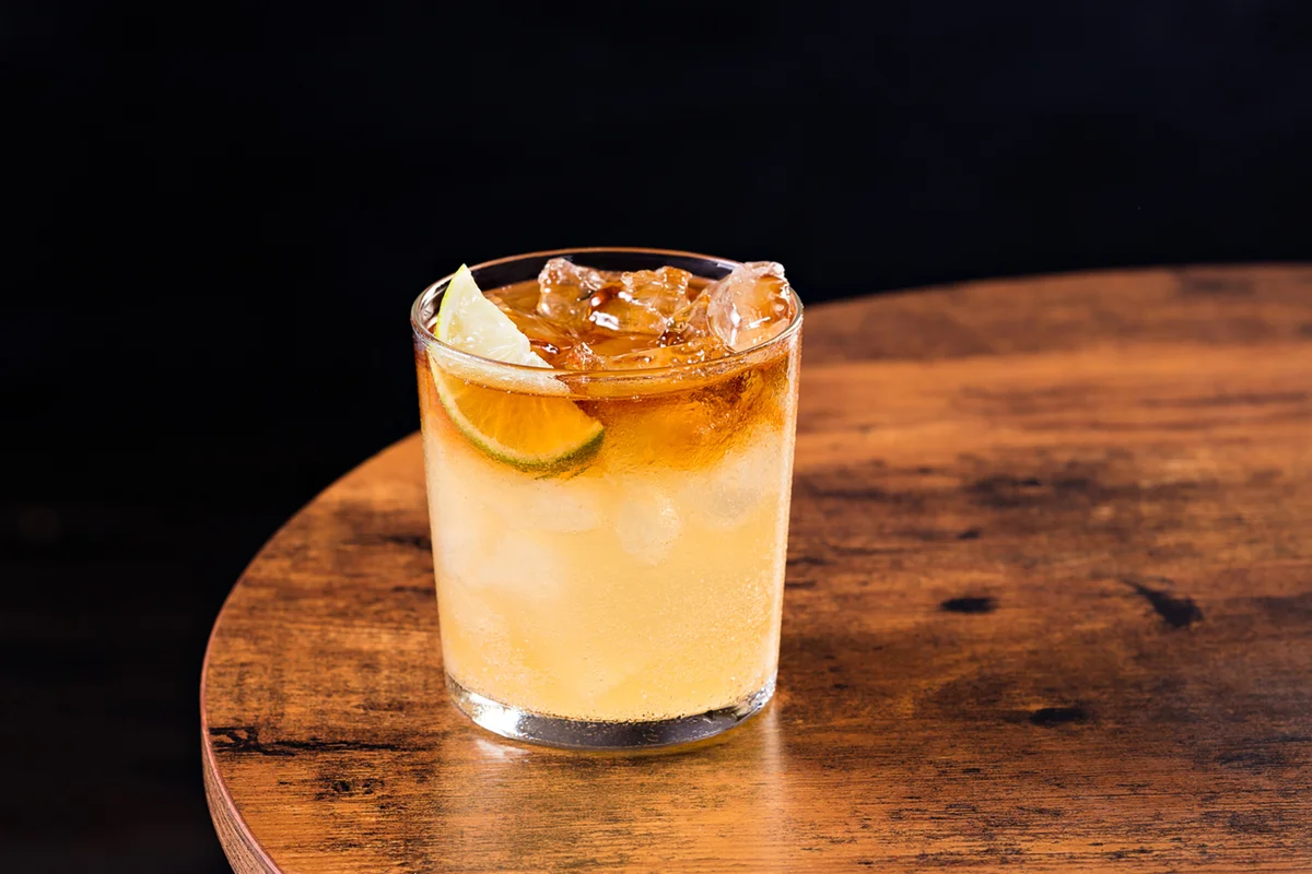Refreshing Dark and Stormy Cocktail