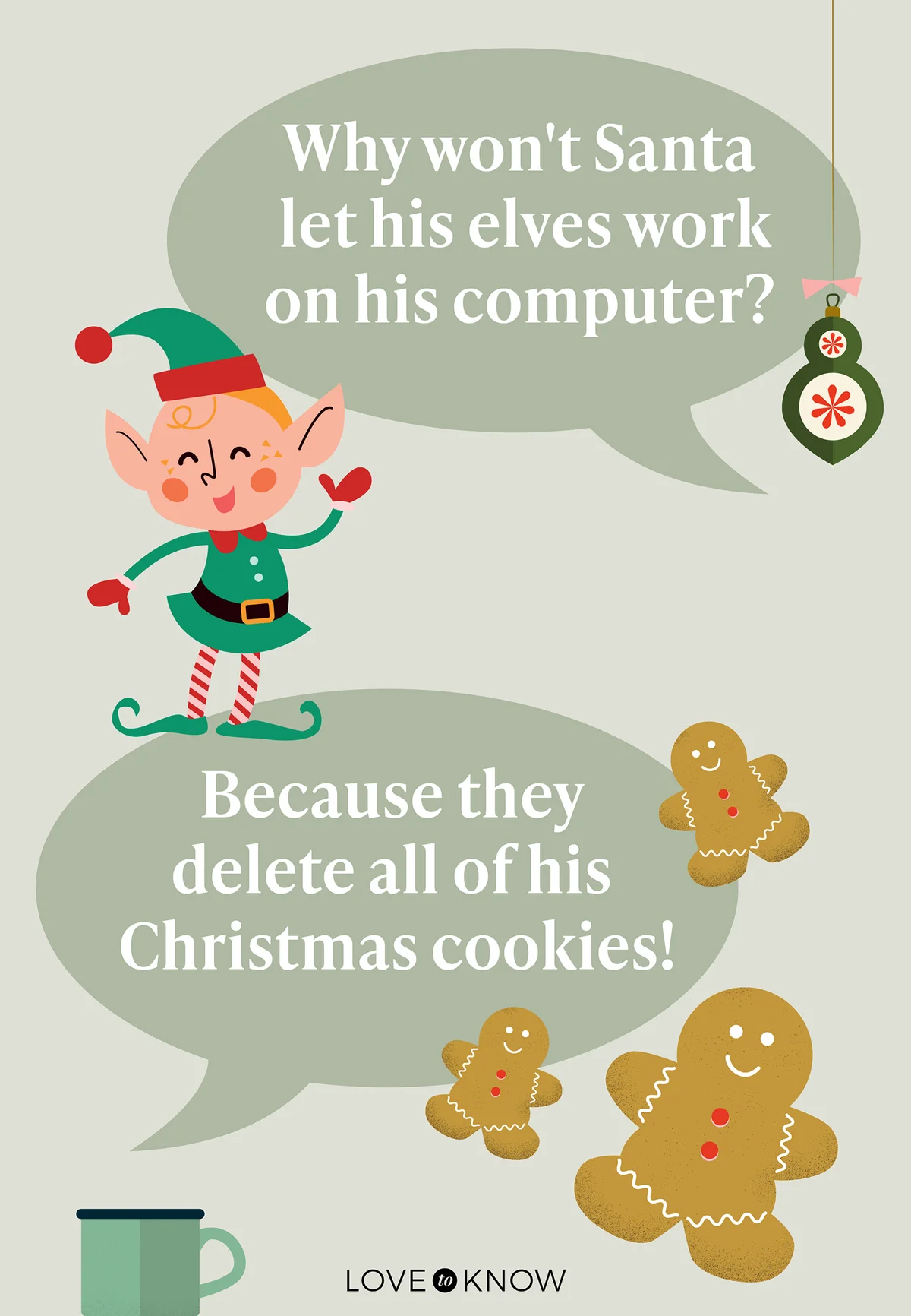 Santa jokes: Christmas cookies
