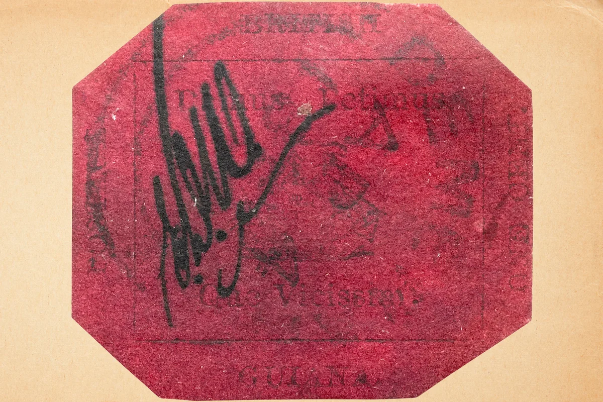 British Guiana One-Cent Magenta - 1856