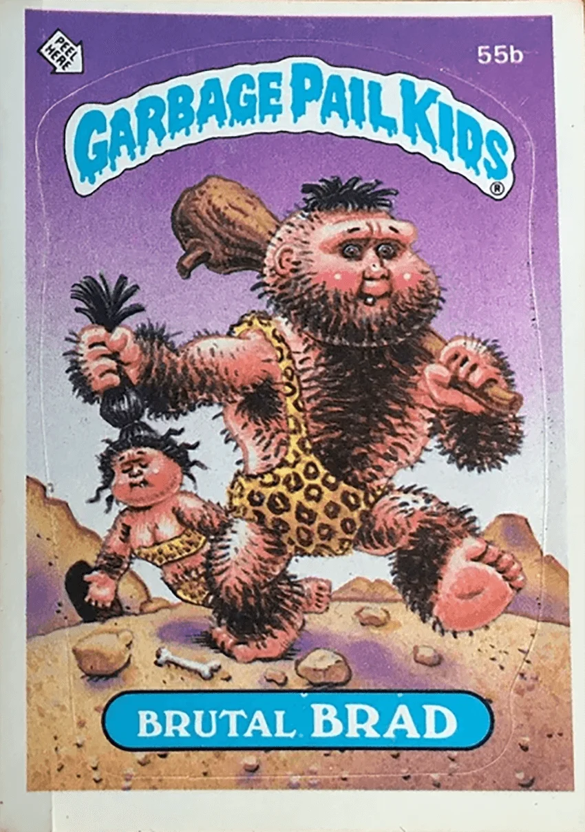 Garbage Pail Kids Brutal Brad Original Series 2 Card