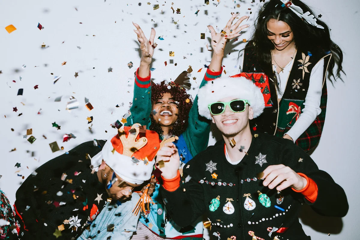 Friends Christmas Photo Booth