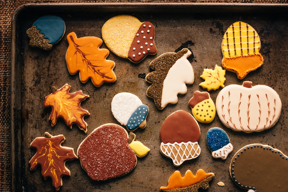 Personalized Fall Cookies