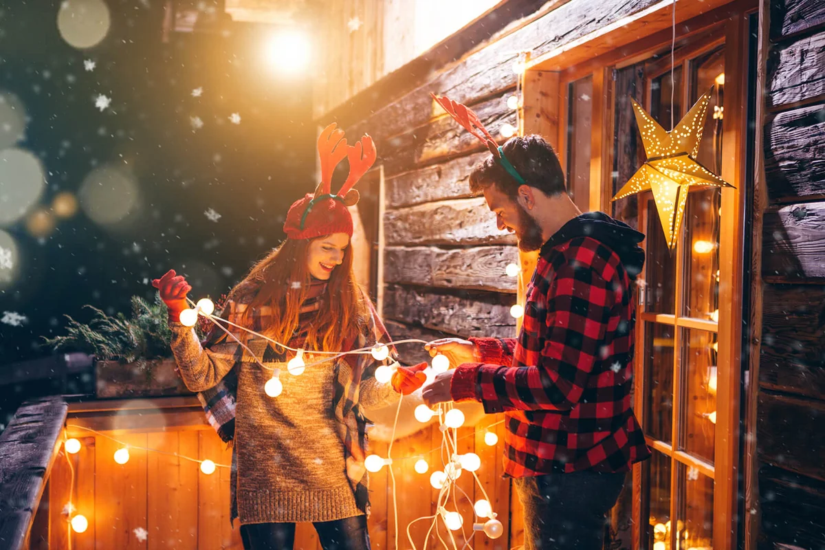 Christmas in the mountains house