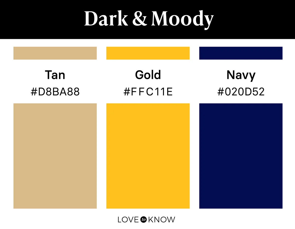 Dark and moody color palette
