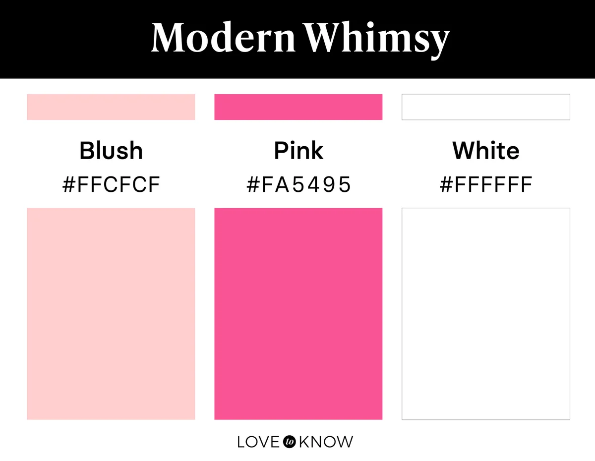 Modern whimsy color palette