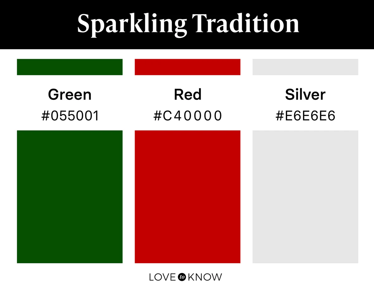Sparkling tradition color palette