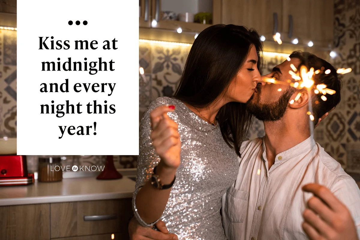 New Year's Kiss Caption