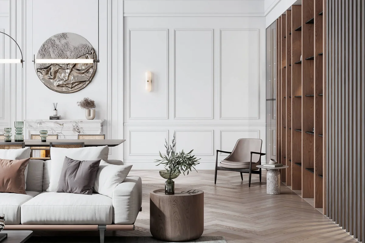 Luxurious apartment interior