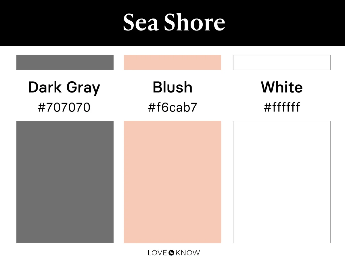 Sea shore color palette