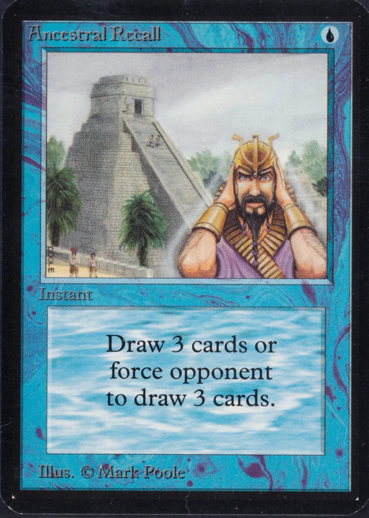 Magic The Gathering Ancestral Recall Alpha