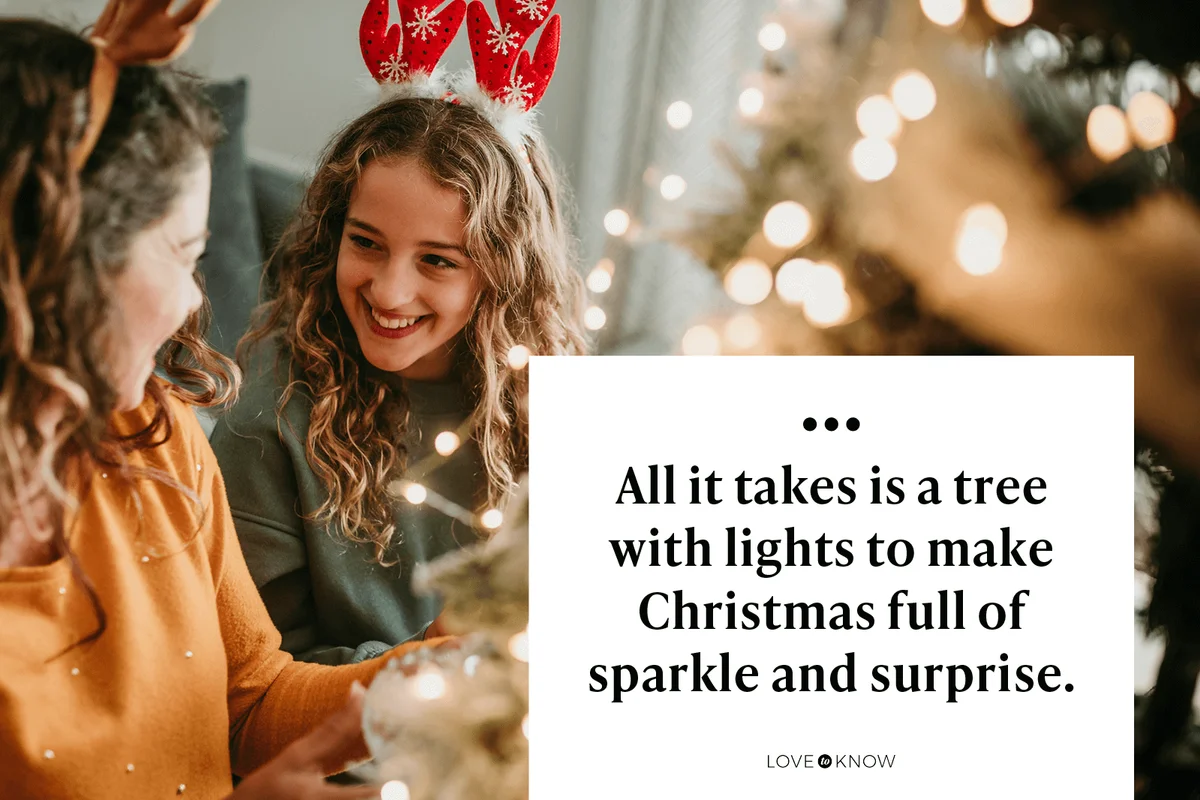 Magical Christmas Tree Caption for Instagram