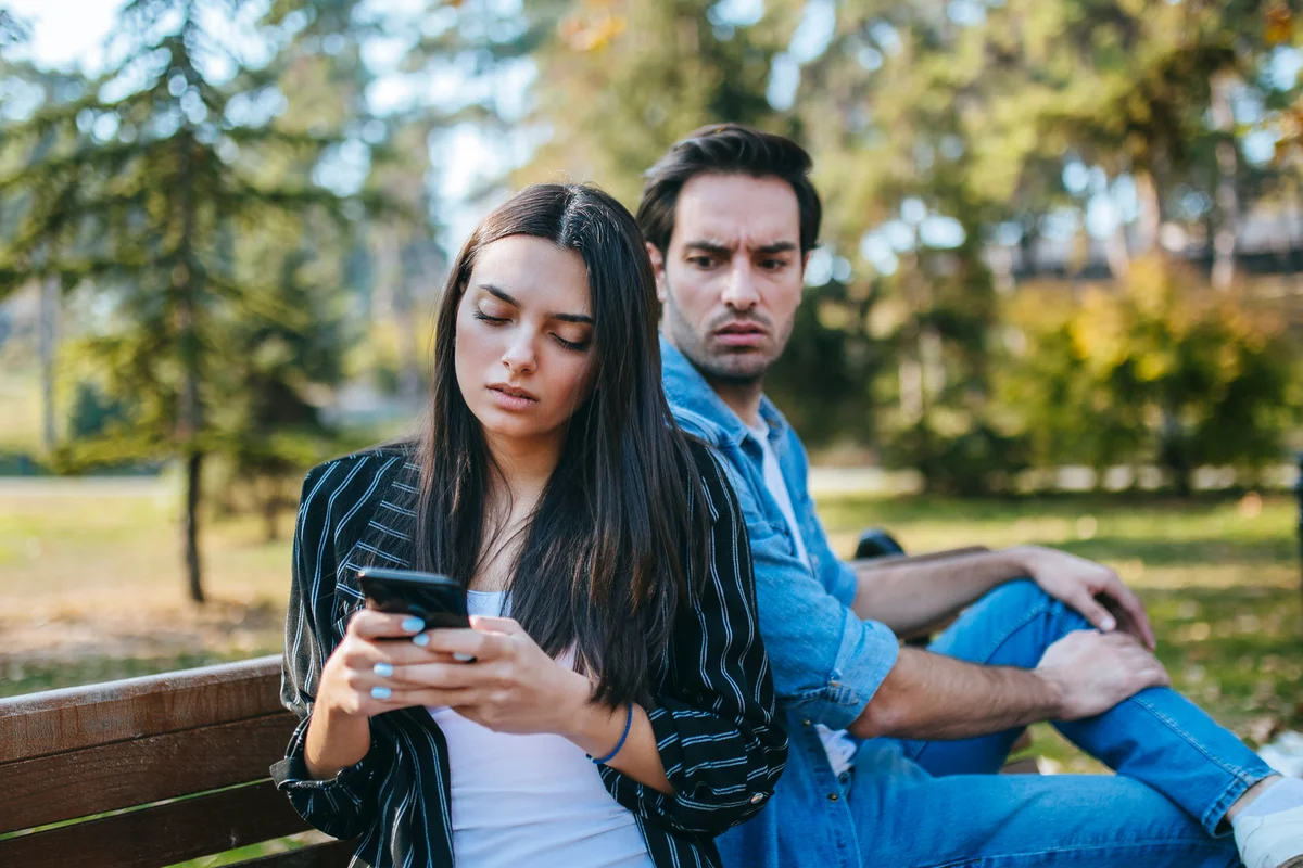 Couple discussing their relationship