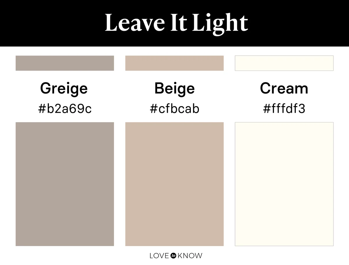 Leave it Light Color Palette