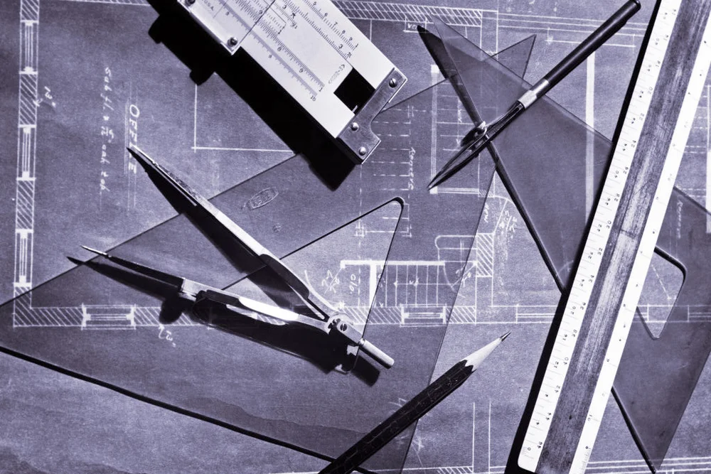 Architect triangle and other tools | Getty Editorial Use