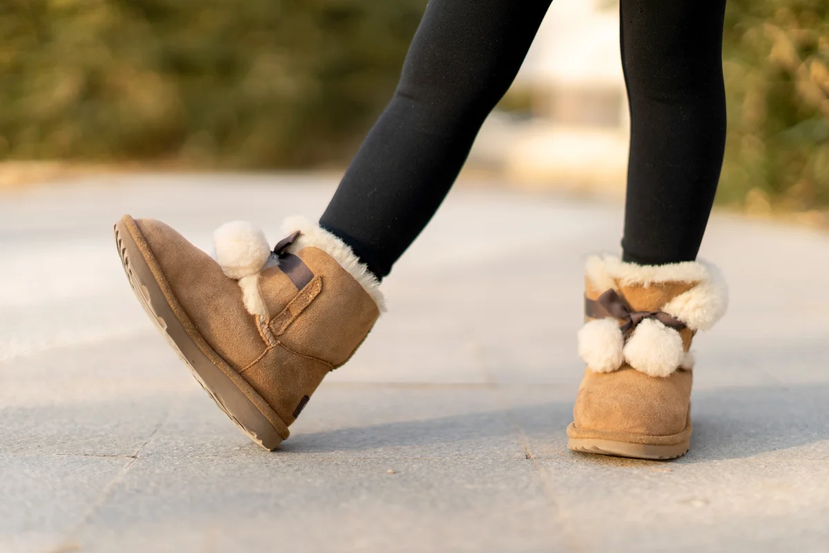 Woman wearing Ugg boots