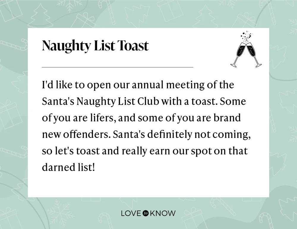 Christmas Toast