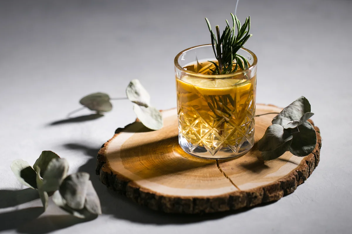 Smoked Whiskey Garden cocktail