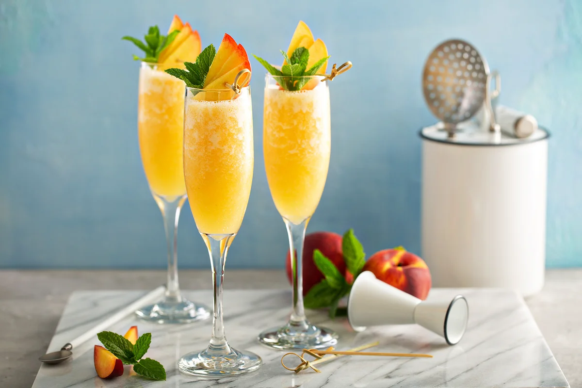 Virgin bellini mimosas