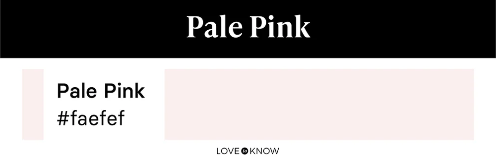 Pale Pink Color Palette