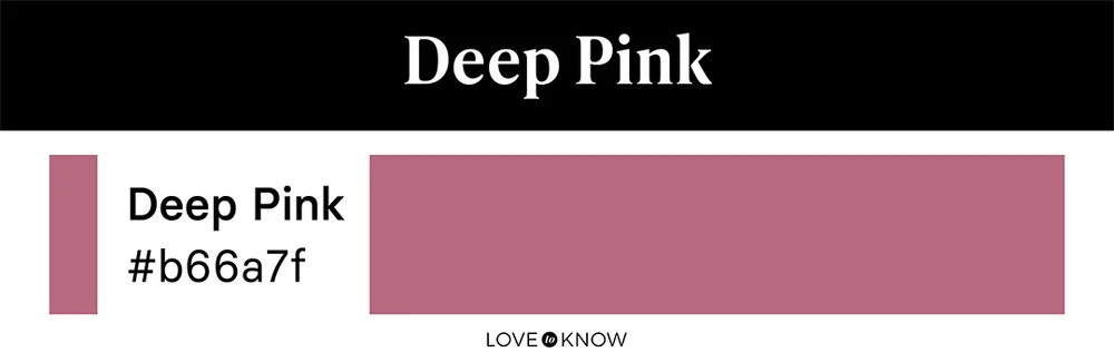 Deep Pink Color Palette