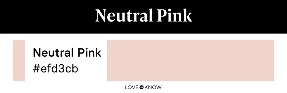 Neutral Pink Color