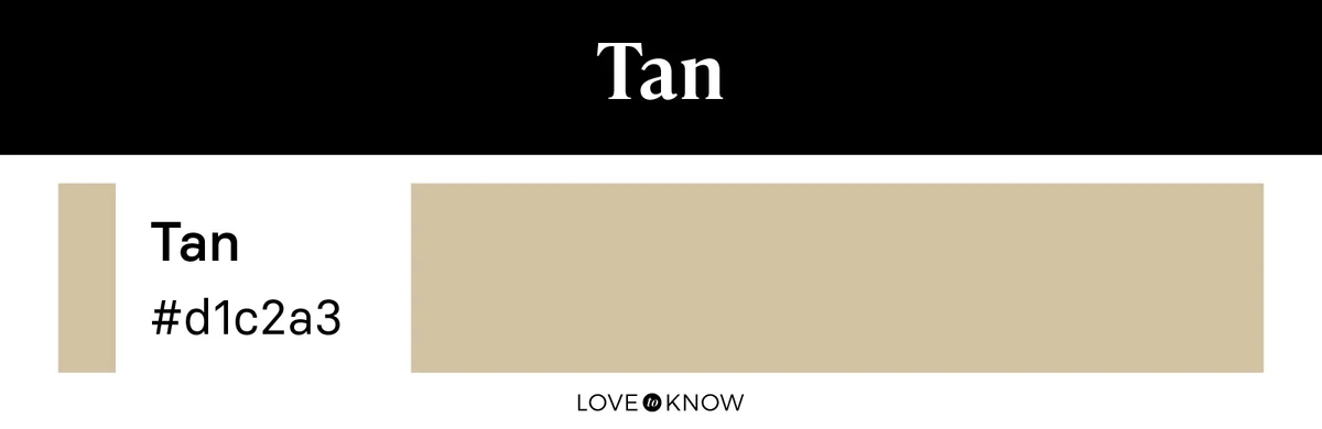 Tan color chip