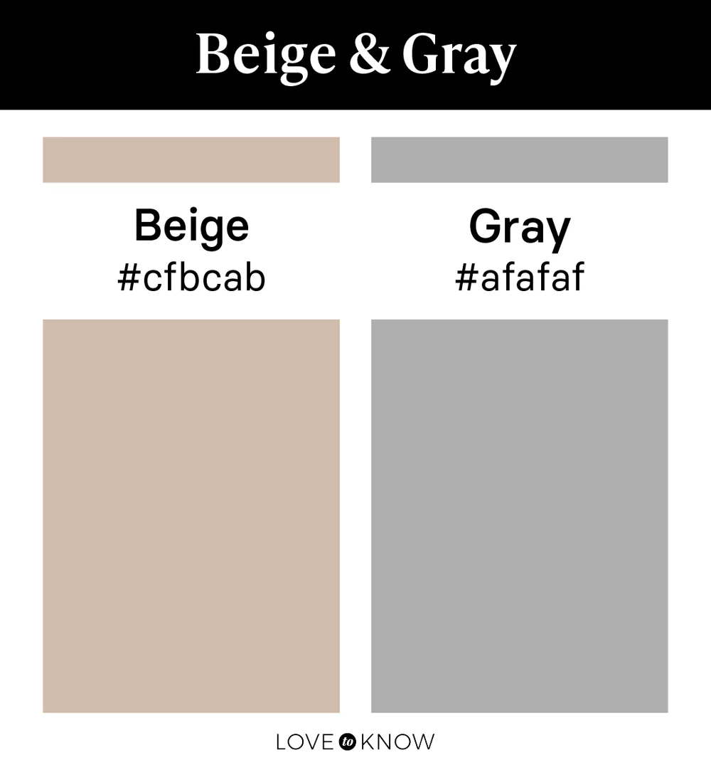Beige & Gray Color Palette