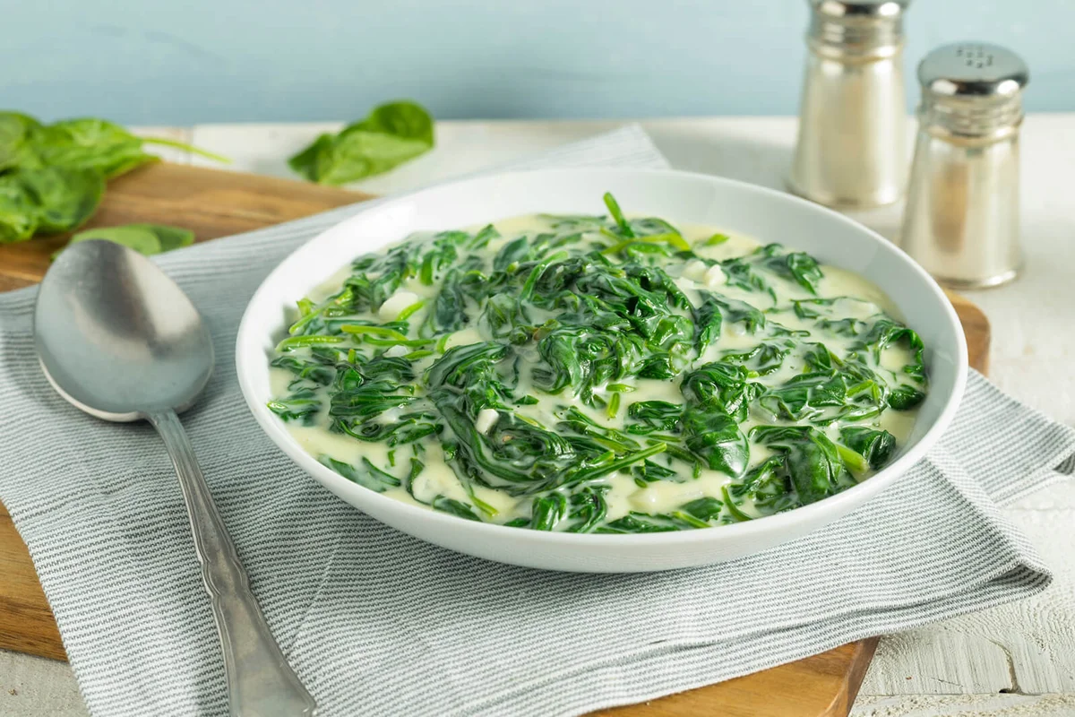 Creamy Homemade Creamed Spinach