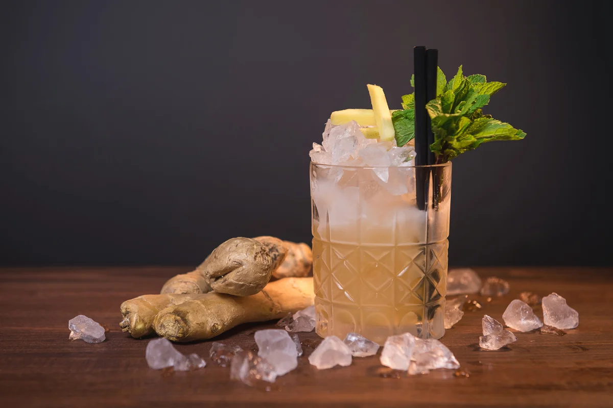 Honey Ginger Beer Fizz Mocktail