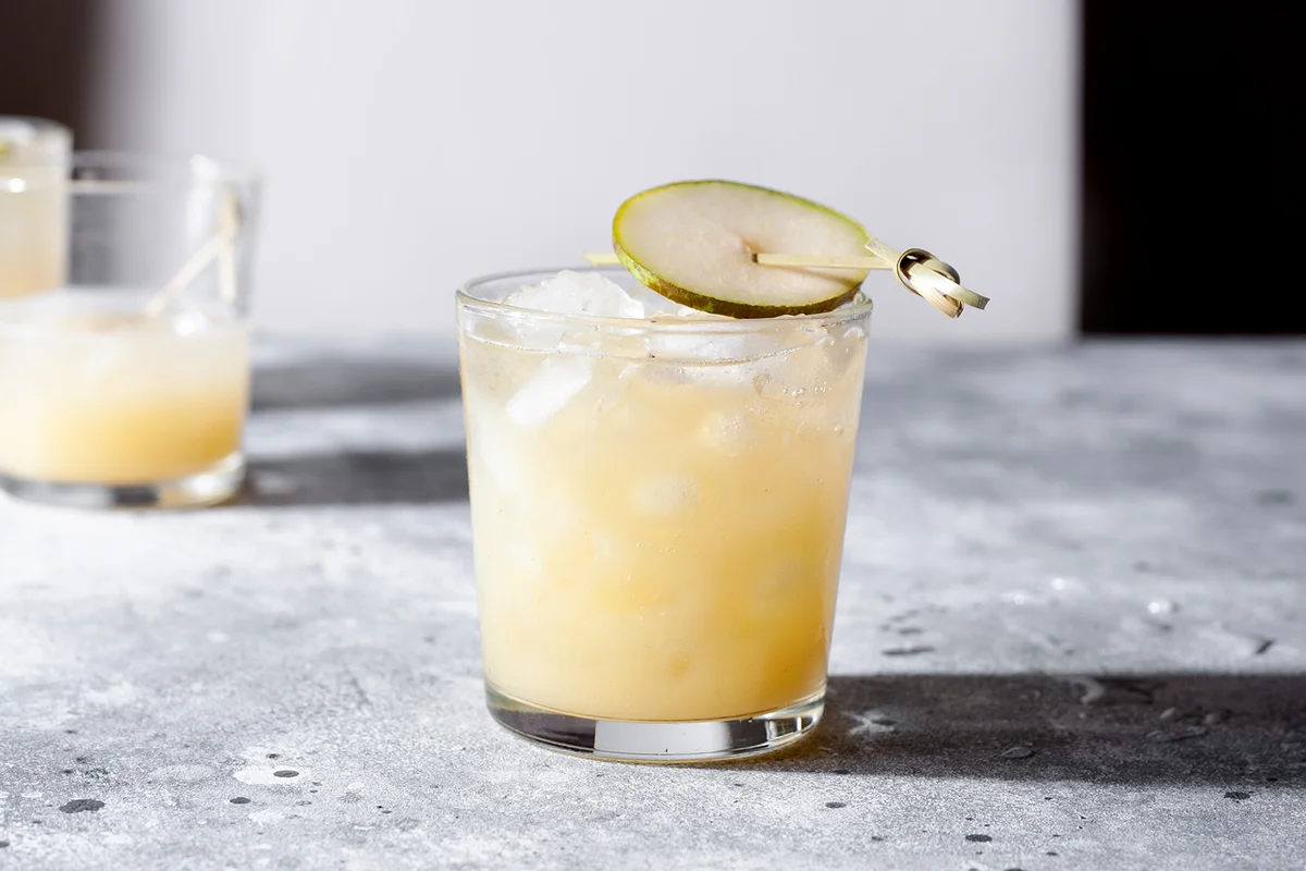 Pear Ginger Snapper Mocktail