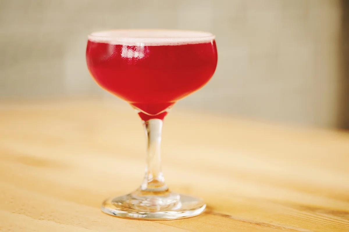 Nonalcoholic French Martini Mocktail