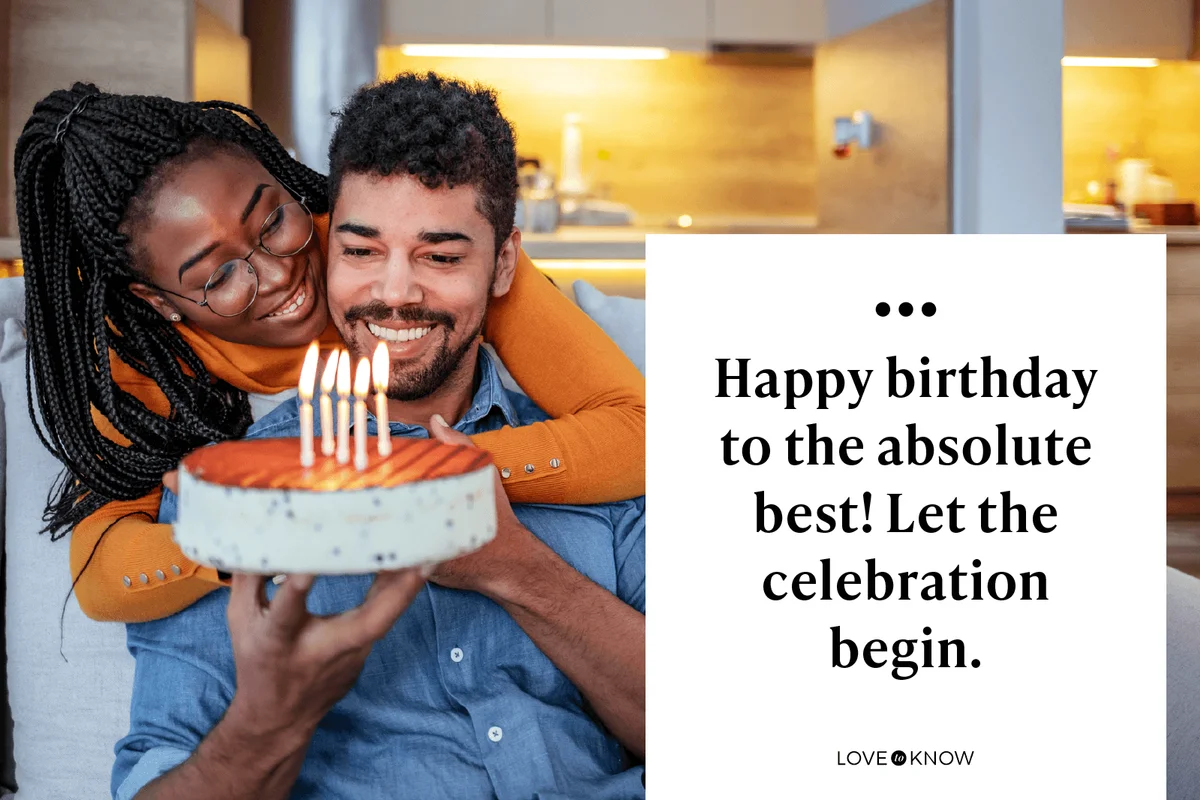 couple celebrating birthday together