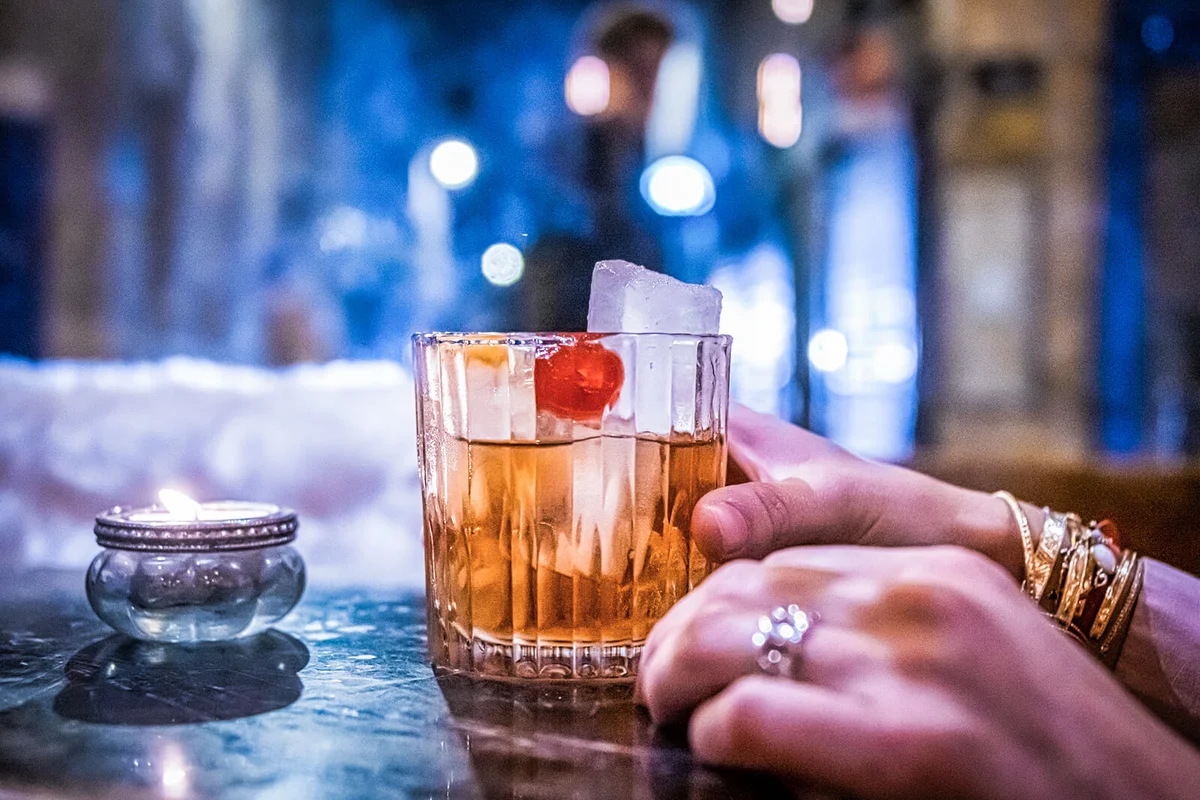 Nonalcoholic Wisconsin Brandy Old-Fashioned Mocktail