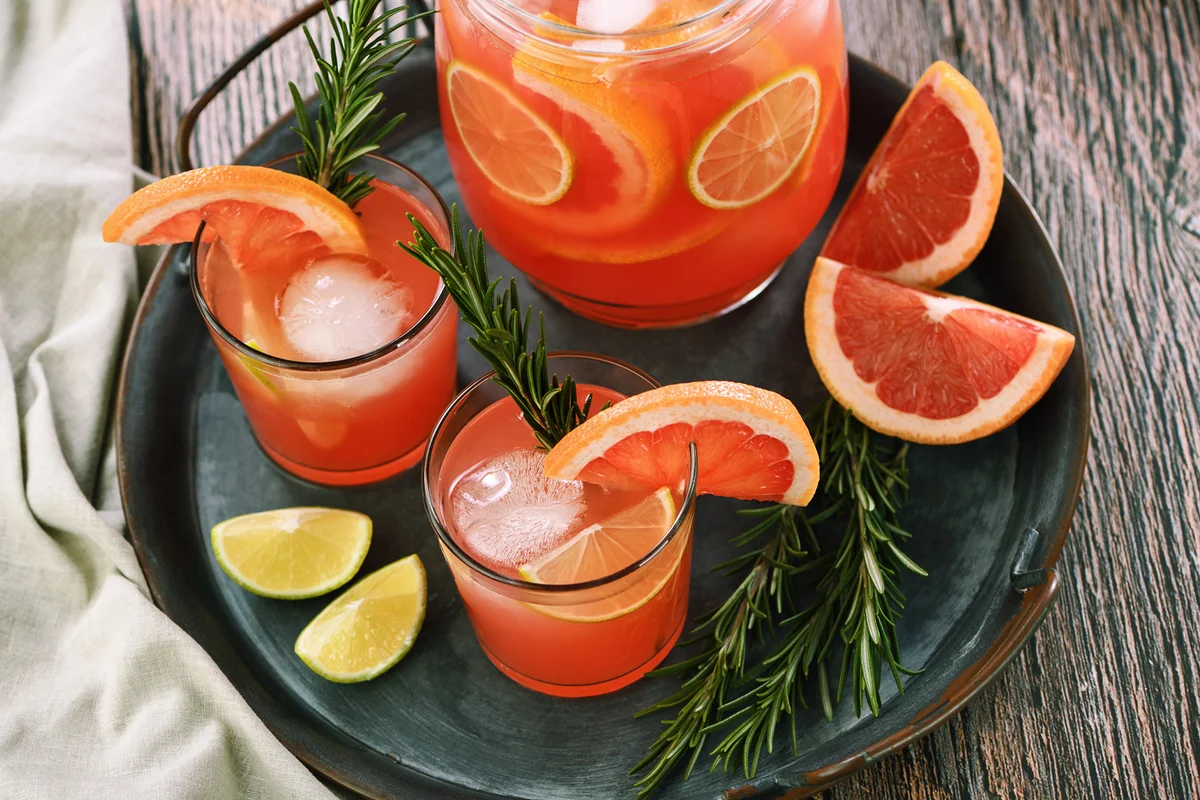 Nonalcoholic Paloma Mocktail Pitcher