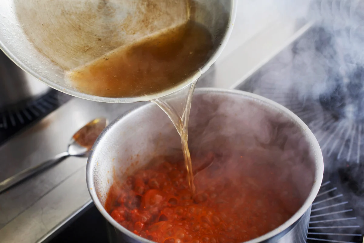 Cooking with stock