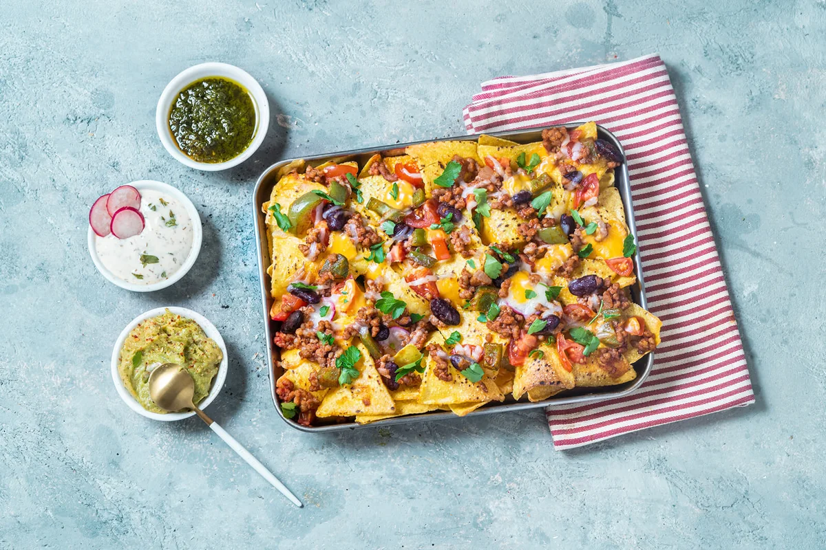 Mexican food nachos