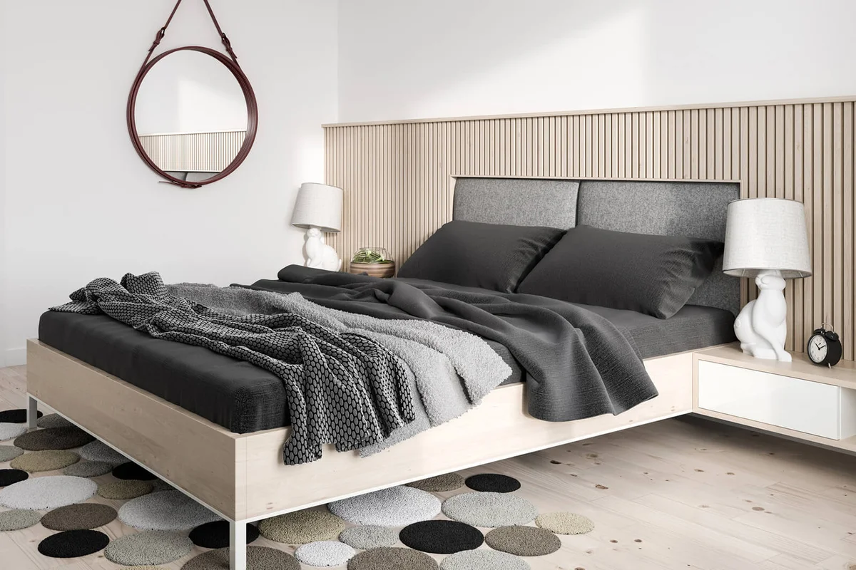 Minimalist modern bedroom