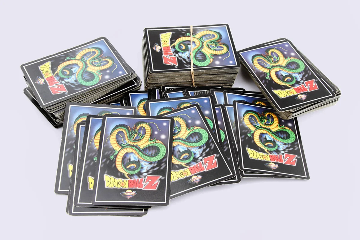 DragonBallZ trading game cards | Getty Editorial Use